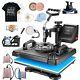 Heat Press Machine For Tshirts 8 In 1 Heat Transfer Machine 12 X 15 Digit