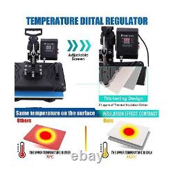 Heat Press Machine for Tshirts, 8 in 1 Heat Transfer Machine, 12 X 15 Digit