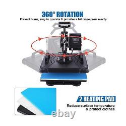 Heat Press Machine for Tshirts, 8 in 1 Heat Transfer Machine, 12 X 15 Digit