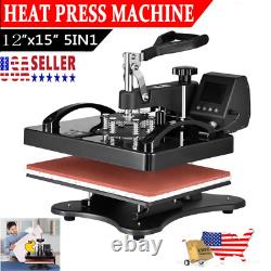 Heat Press T-shirt Printing Machine 15x12 Shirt Printer Mug Press Transfer