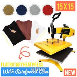 Heat press machine 15 x 15 swing away, For T Shirt FREE Glitter HTV+T shirts