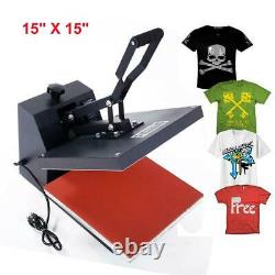 Hot Clamshell Digital Heat Press Machine T-shirt Transfer Sublimation DIY New