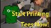 How To Print T Shirts Heat Press Transfer Full Method