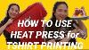 How To Use The Amtok Heat Press Tshirt Printing