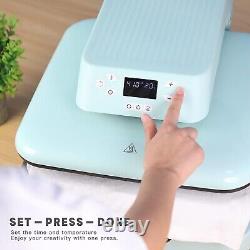 Intelligent 15x15 Heat Press with Auto Release Perfect for T-Shirts & More