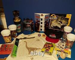 Jurassic Park Promo / Swag Lot, Watch, Press Kit W Slides, T Shirt, Cast Invite++