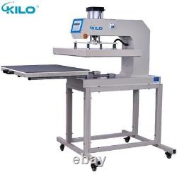 KILO 24x32 Large Format Single Station Pneumatic Heat Press Machine for T-shirt