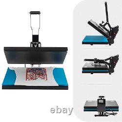 Large Size 16x24'' Clamshell Heat Press Machine Sublimation Transfer T-shirt