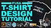Make Custom T Shirts From Scratch Using Thermoflex Heat Transfer Vinyl Htv By Specialty Materials