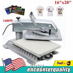 Manual Combo T-Shirt Heat Press Transfer Machine Sublimation Swing Away 16x20