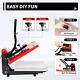 Modern Slide Out Auto Open Heat Press Machine Clamshell Slide Out Base T-shirt