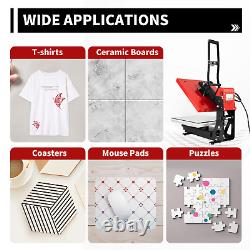 Modern Slide Out Auto Open Heat Press Machine Clamshell Slide Out Base T-Shirt