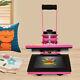 New 11.89inches Heat Press Machine For Diy T Shirts/t Shirt Press Machine Pink