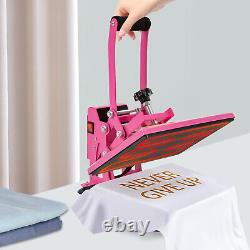 NEW 11.89inches Heat Press Machine FOR DIY T Shirts/T Shirt Press Machine Pink