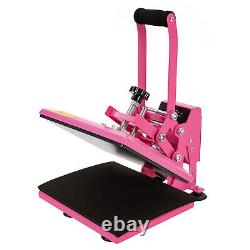 NEW 11.89inches Heat Press Machine FOR DIY T Shirts/T Shirt Press Machine Pink