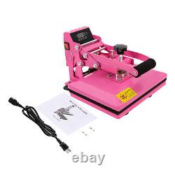 NEW 11.89inches Heat Press Machine FOR DIY T Shirts/T Shirt Press Machine Pink