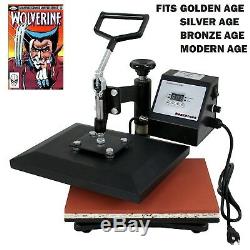 NEW Comic Book Heat Press Pressed Comics for better grading Books, T Shirt Press