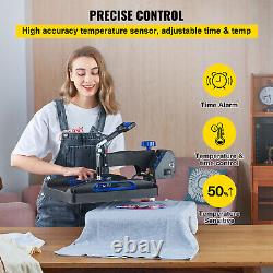 NEW Digital Heat Press 12x15 T-shirt Sublimation Transfer Machine Swing Away