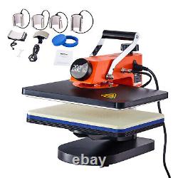 NEW Heat Press Machine 12x15in 5in1 Sublimation Transfer T-shirt Plate Mug Cup