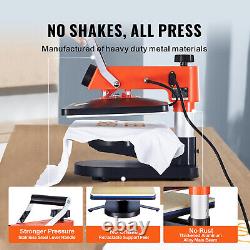 NEW Heat Press Machine 12x15in 5in1 Sublimation Transfer T-shirt Plate Mug Cup