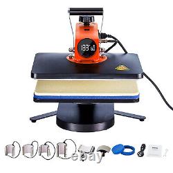 NEW Heat Press Machine 12x15in 5in1 Sublimation Transfer T-shirt Plate Mug Cup