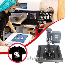 NEW Heat Press Machine 9x12 Sublimation Transfer T-Shirt Mug Plate Hat Orange