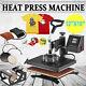 New 5 In 1 Heat Press Machine Swing Away Digital Sublimation T-shirt /mug/plate