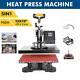 New Heat Press Machine Swing Away Digital Sublimation T-shirt /mug/plate 5 In 1