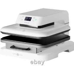 Open Box HTVRONT Auto Heat Press Machine for T Shirts 15x15