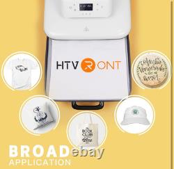 Open Box HTVRONT Auto Heat Press Machine for T Shirts 15x15