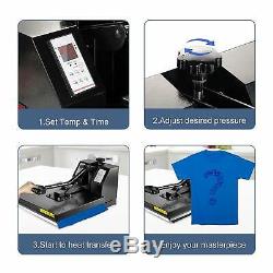 PowerPress 15x15 Industria Digital Sublimation T-Shirt Heat Press Machine