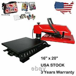 Pro 16 x 20 Swing Away Heat Press Transfer Machine T Shirts Mouse Pads Manual