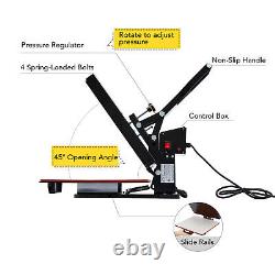 Professional Clamshell Heat Press Machine 1000W T Shirt Press 15x15 Inch