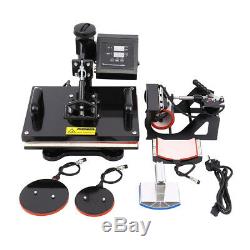 Ridgeyard 5In1/8 In1 15x12 /15x15 Digital Transfer T-Shirt Heat Press Machine