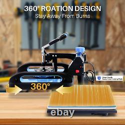 Roomark 15x15 Heat Press Machine 8 in 1+ 30 OZ Tumbler Mug Press Sublimation