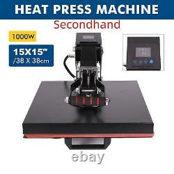 Secondhand 15 x 15 Heat Press Machine DIY T-shirt Sublimation Digital Transfer