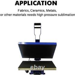 Sublimation Heat Press with Slider Drawer HPC480-2 38×38 High Pressure T-shirt