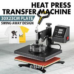 T-Shirt Heat Press Sublimation Transfer Machine 360 Degree Swing Away 12 x 10