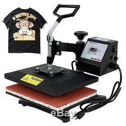 T-Shirt Heat Press Sublimation Transfer Machine Compact 10 x 12 Swing Away