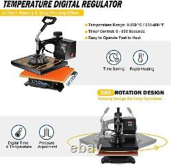 T-Shirt /Mug/Plate Hat 5 in 1 Heat Press Machine Digital Transfer Sublimation