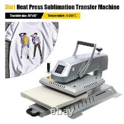 T-shirt Printer 15''x15 Heat Press Machine Digital DIY Sublimation Transfer USA
