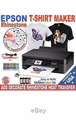 T shirt printing machines Kit Printer Heat Press8 On 1 Printer+heat press+