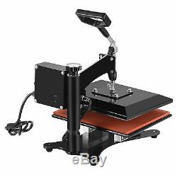 Teflon 12x10 Clamshell Heat Press Transfer Digital Sublimation Machine T-shirt