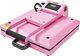 Uokrr Heat Press Machine For T Shirts, 15 X 15 Heat Press For Sublimation(pink)