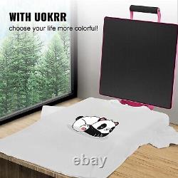 UOKRR Heat Press Machine for T Shirts, 15 x 15 Heat Press for Sublimation(Pink)