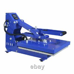 USA 110V 16 x 20 Auto Open T-Shirt Heat Press Machine Horizontal Clamshell