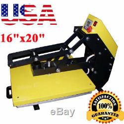 USA! 16x20 110V Auto Open T-shirt TRANSFER Heat Press Machine +Slide Out