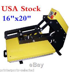 USA! 16x20 110V Auto Open T-shirt TRANSFER Heat Press Machine +Slide Out