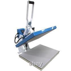 US 16x20 Clamshell T-shirt Auto Open Heat Press Machine Horizontal Version CE