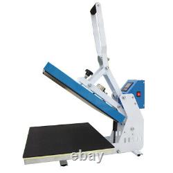 US 16x20 Clamshell T-shirt Auto Open Heat Press Machine Horizontal Version CE